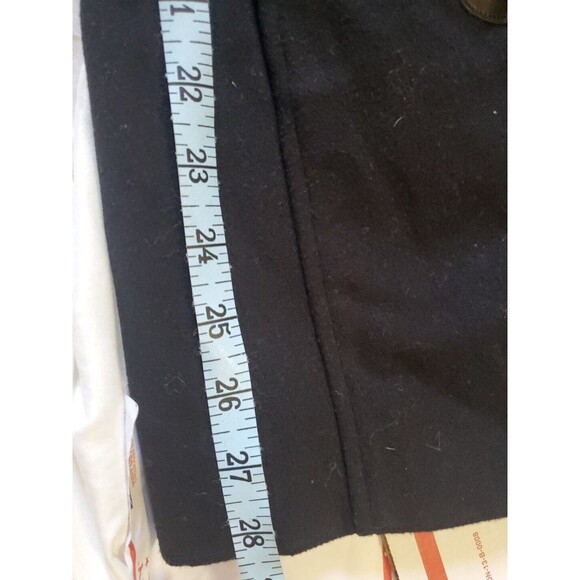 Alpine Swiss Duffy Womens Hooded Parka Fur Trim Wool Coat Toggle Button Jacket S - Picture 16 of 16